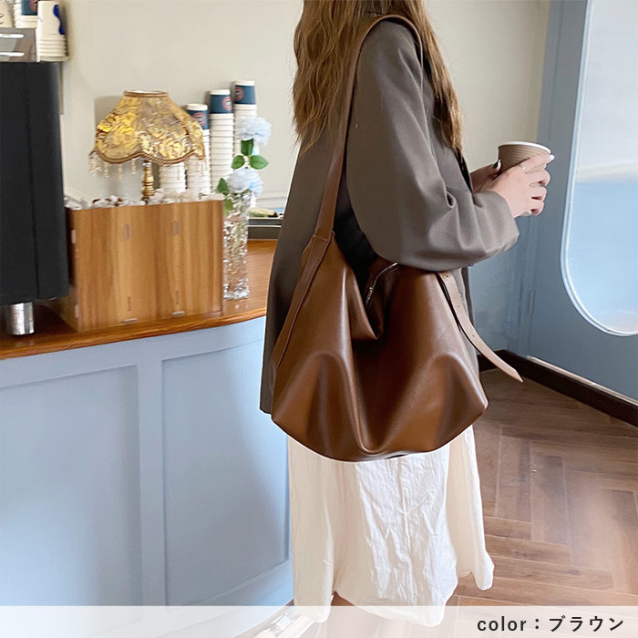 1995円 クーポンで！ バッグショルダー バッグ レディース 大容量 カバン 肩紐調整可能 鞄 おしゃれ 春 夏 黒 おしゃれ 無地 大きいサイズ ^ka-206^ | uricca | 14