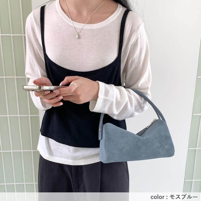 ショルダーバッグ ハンドバッグ ミニバッグ レディース おしゃれ かわいい 秋 冬 黒 白 2way スエード調 斜めがけ[宅配]^ka-216^ | uricca | 16