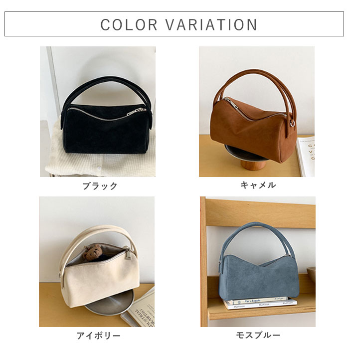 ショルダーバッグ ハンドバッグ ミニバッグ レディース おしゃれ かわいい 秋 冬 黒 白 2way スエード調 斜めがけ[宅配]^ka-216^ | uricca | 08