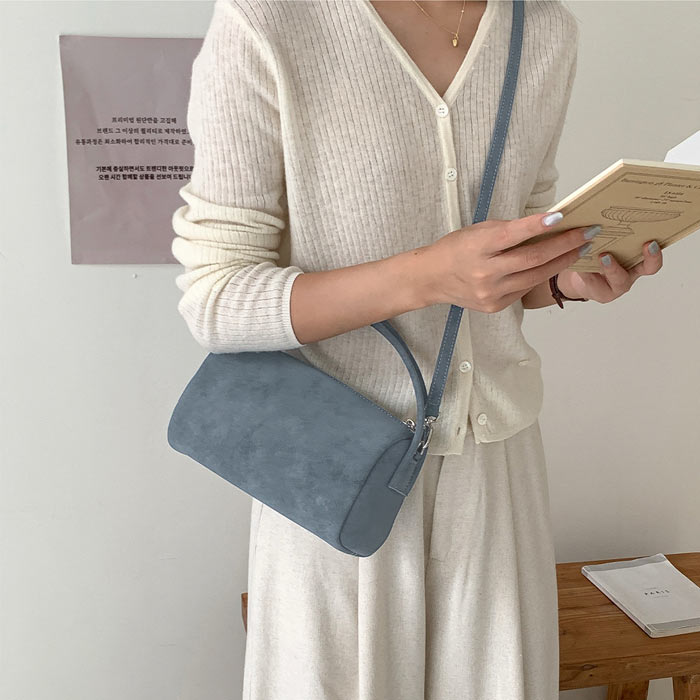 ショルダーバッグ ハンドバッグ ミニバッグ レディース おしゃれ かわいい 秋 冬 黒 白 2way スエード調 斜めがけ[宅配]^ka-216^ | uricca | 04