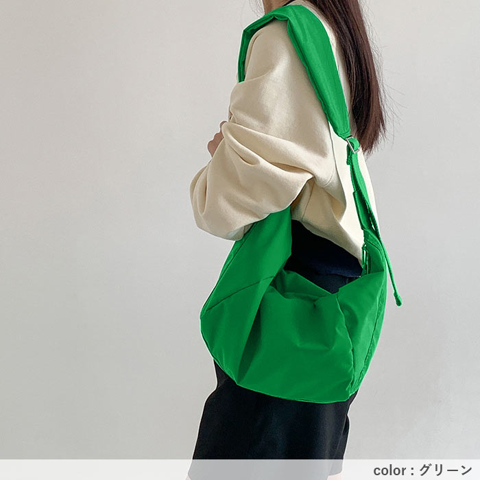 3192円 クーポンで！ ショルダーバッグ レディース カジュアル おしゃれ 斜めがけ クロスボディ ナイロン 軽い[郵3]^ka-219^ | uricca | 25