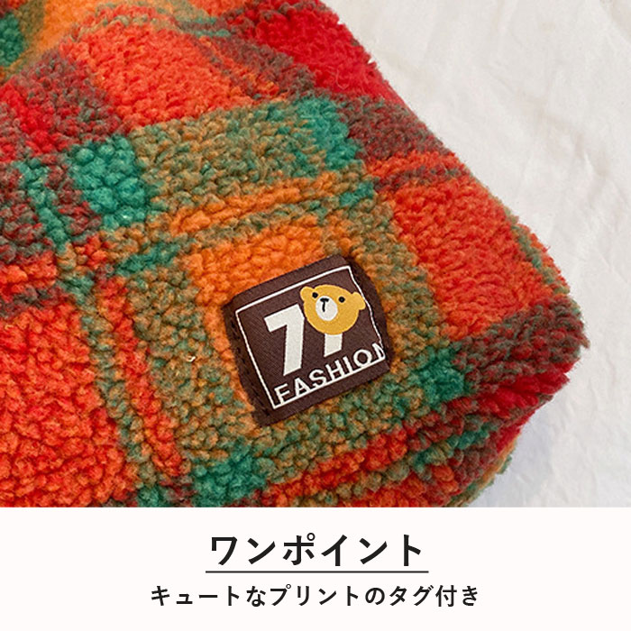 トートバッグ ワンショルダーバッグ レディース 秋 冬 かわいい チェック柄 シープボア 大容量 韓国風 [宅配]^ka-220^ | uricca | 05