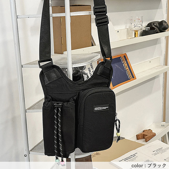 ショルダーバッグ レディース バッグ ボディバッグ 斜めがけ 撥水 軽量 ペットボトル収納 スマホショルダー^ka-225^ | uricca | 20