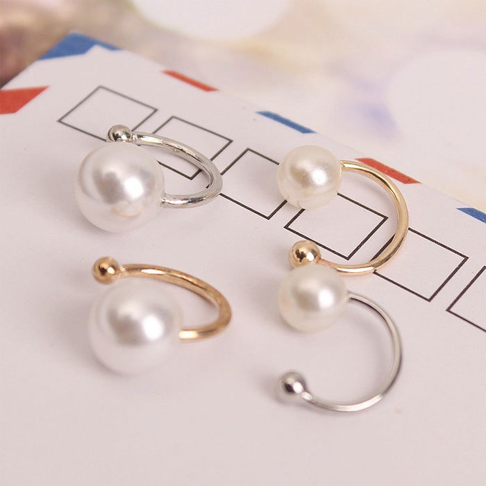 未使用 Sweet Pea パール ピアスカフス イヤカフ K18 YG uricca パールイヤーカフ ピアス アクセ レディース カフス