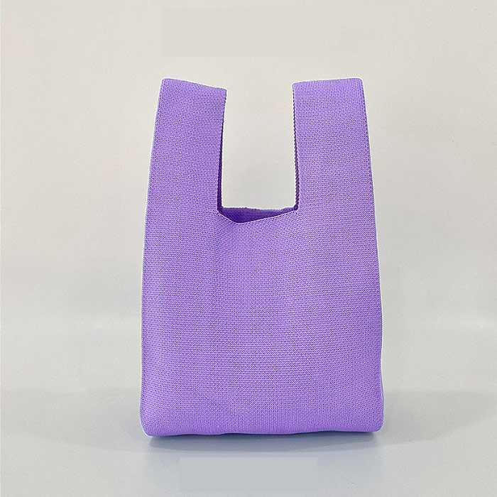 ニットバッグ バッグ ミニバッグ マルシェバッグ トートバッグ エコバッグ ハンドバッグ 小さめ 柄 黒 おしゃれ[郵1.5]^msz153^ | uricca | 05