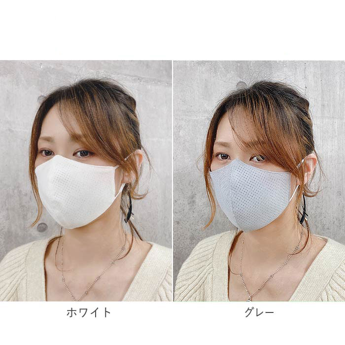 実寸サイズ 特撮風マスク 着用タイプ NISHIORI サラッと快適 メッシュ マスク 立体 布マスク3色 2
