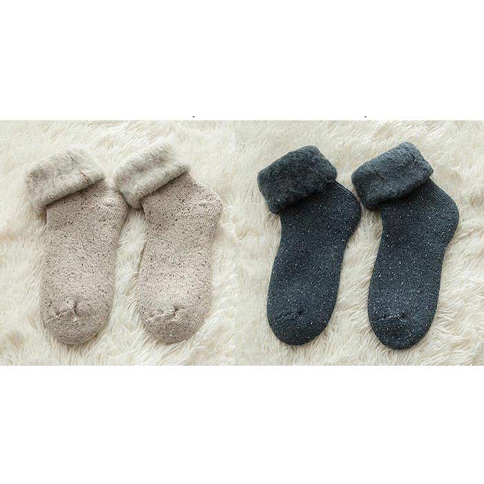 uricca（ウリッカ） 靴下 ソックス レディース 2枚セット 裏起毛 秋 冬