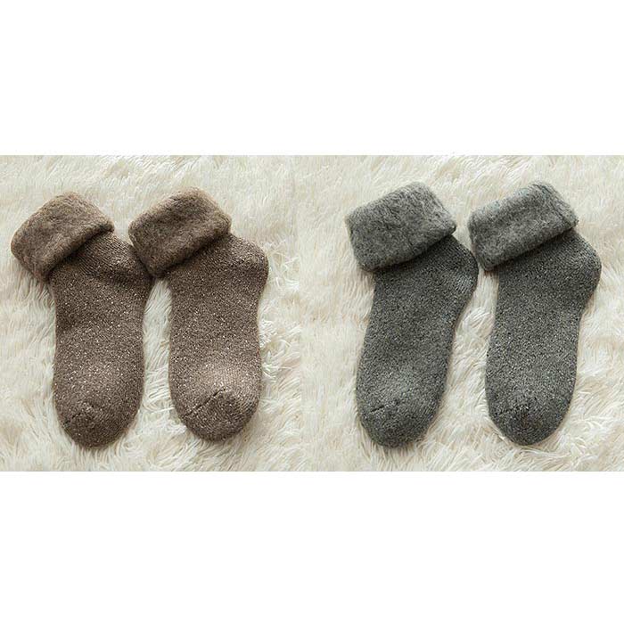 靴下 ソックス レディース 2枚セット 裏起毛 秋 冬 黒 おしゃれ かわいい ルームソックス ふわふわ もこもこ [郵3] ^msz84^ | uricca | 05