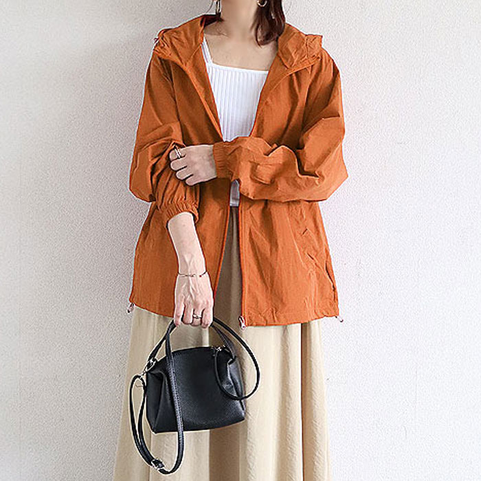 1795円 クーポンで！ UVカットパーカー トップス レディース マウンテンパーカー 夏 白 黒 おしゃれ 長袖 UPF50+ 日焼け防止 紫外線 [郵1.5]^p052^ | uricca | 08