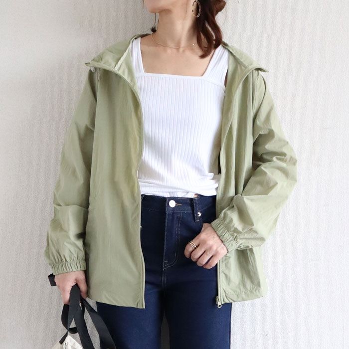 1795円 クーポンで！ UVカットパーカー トップス レディース マウンテンパーカー 夏 白 黒 おしゃれ 長袖 UPF50+ 日焼け防止 紫外線 [郵1.5]^p052^ | uricca | 06