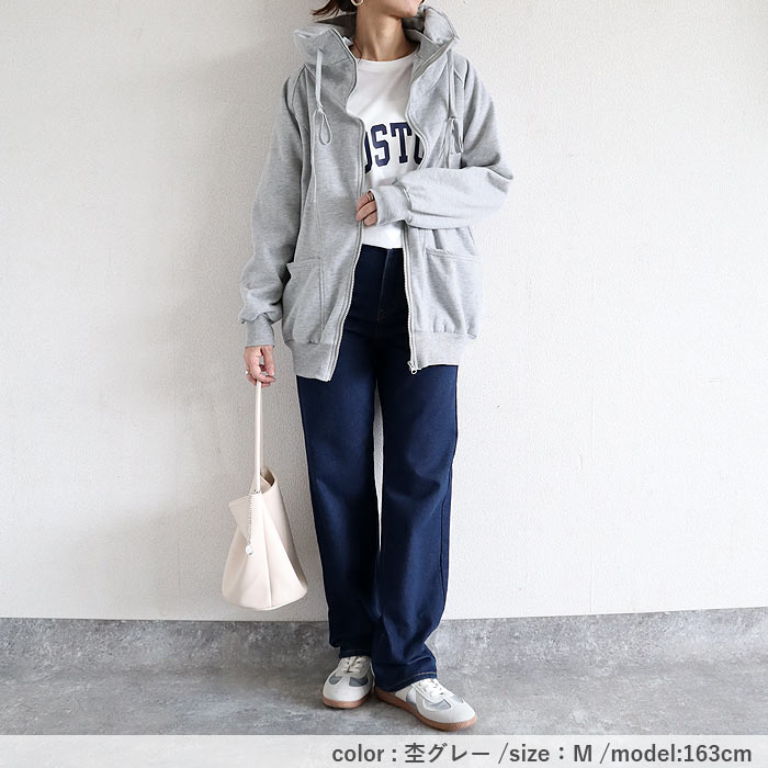 アウター レディース ジップパーカー 秋 冬 黒 おしゃれ 長袖 裏起毛 極暖 暖か ボリュームネック ハイネック タートルネック 羽織り^p053^ | uricca | 23