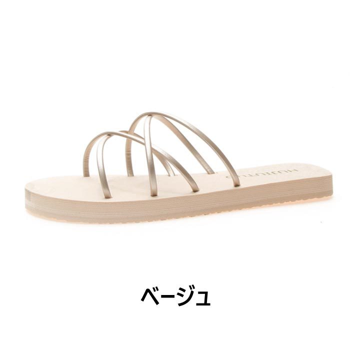 【30％OFFクーポン】 サンダル レディース 春 夏 黒 ビーチサンダル ビーサン シューズ 軽量 スリッパ  ^pr006^ | uricca | 06
