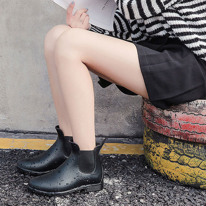レインブーツ サイドゴア ブーツ レディース 春 夏 秋 冬 黒 おしゃれ レインシューズ メンズ おしゃれ ショート 防水 長靴 雨 (送料無料)^pr007^ | uricca | 11