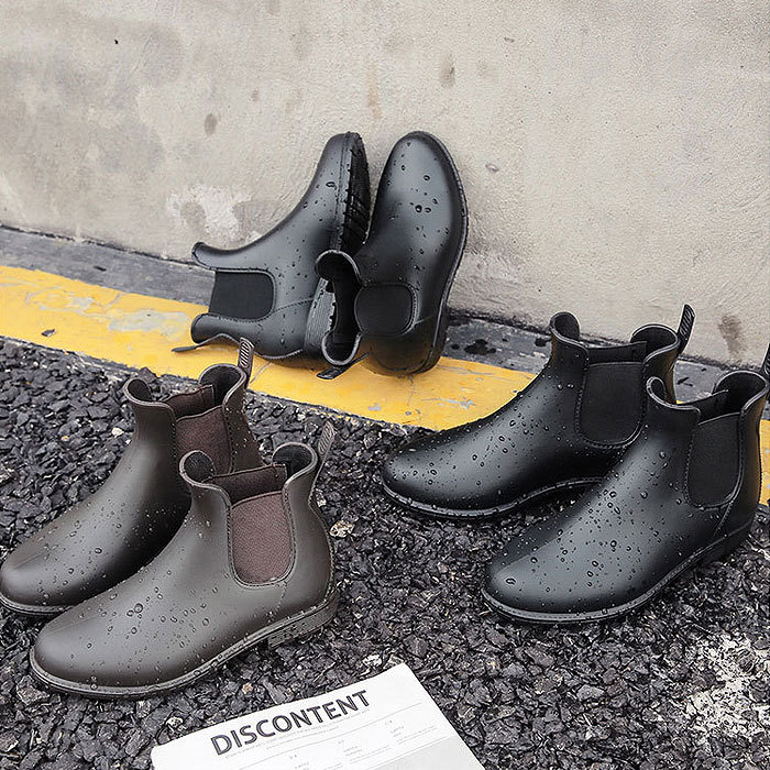 レインブーツ サイドゴア ブーツ レディース 春 夏 秋 冬 黒 おしゃれ レインシューズ メンズ おしゃれ ショート 防水 長靴 雨 (送料無料)^pr007^ | uricca | 09