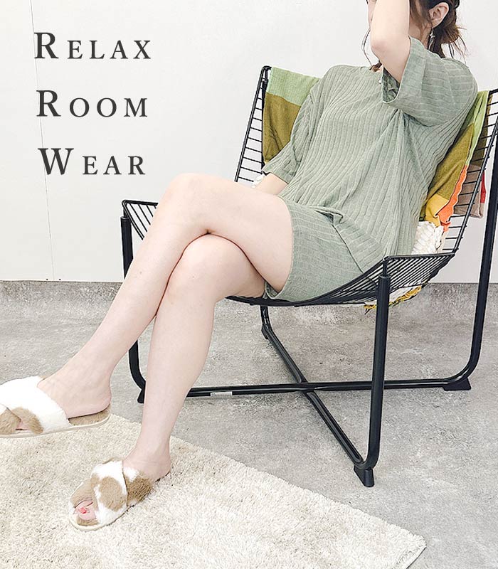 パジャマ ルームウェア Tシャツ パンツ レディース 春 夏 半袖 おしゃれ かわいい 部屋着 大きいサイズ 2点セット [郵3]^su081^ | uricca | 14