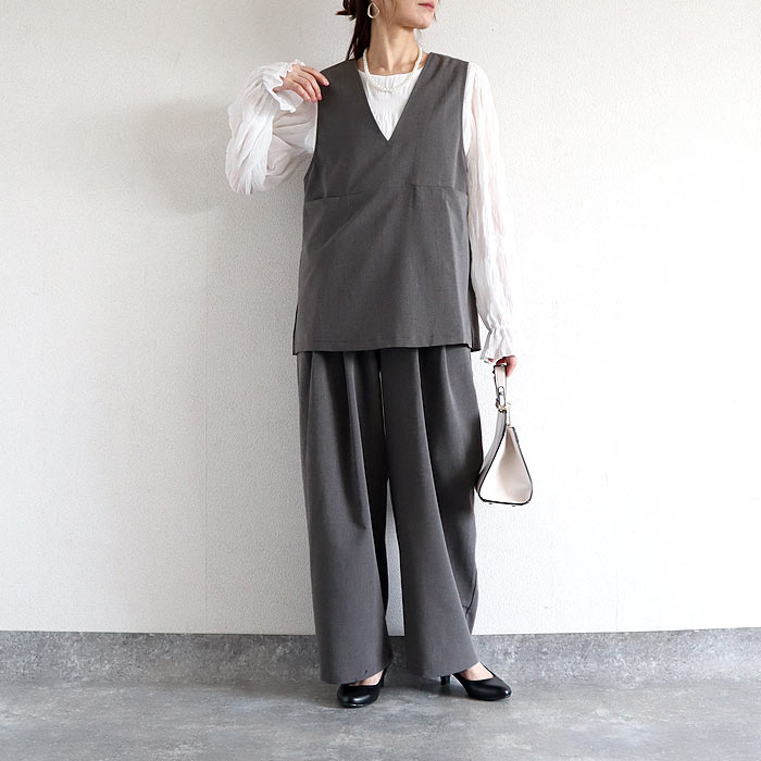 セットアップ レディース スーツ トップス パンツ ボトムス 上下セット フォーマル おしゃれ きれいめ 黒 春 夏 入学式 卒園式 セレモニー [郵3]^su089^ | uricca | 02