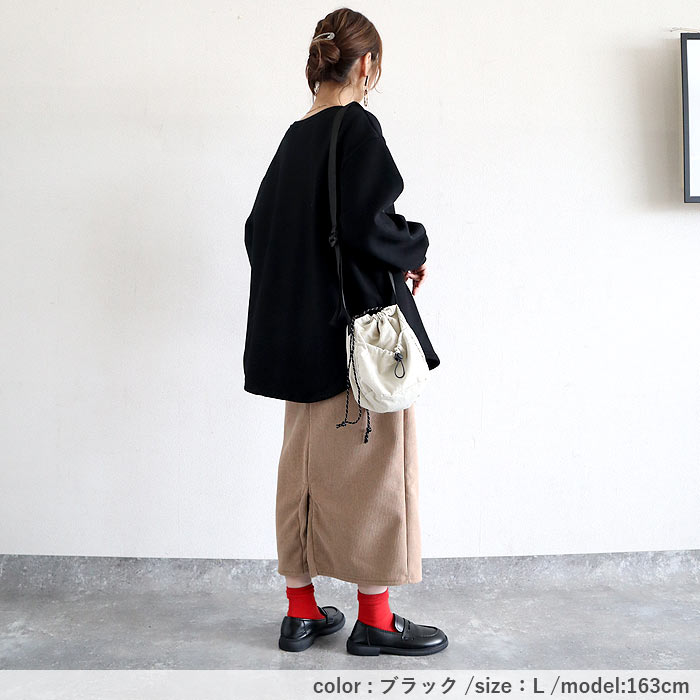 3141円 クーポンで！ トレーナー スウェット トップス レディース 裏起毛 長袖 秋 冬 黒 おしゃれ 30代 40代 50代 無地 ゆったり 極暖 [郵3]^t1038n^ | uricca | 18