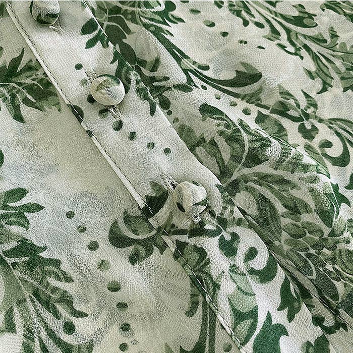 ブラウス シャツ レディース トップス 長袖 夏 黒 白 おしゃれ シアー 柄 カットソー [郵2]^t1043^ | uricca | 09