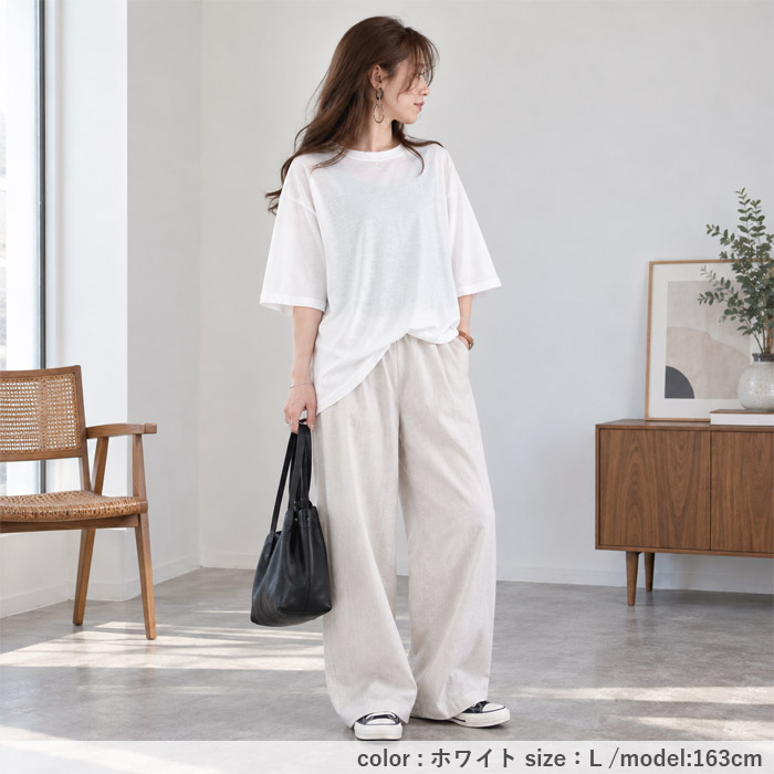 916円 クーポンで！ tシャツ レディース 半袖 春 夏 大きいサイズ おしゃれ 半袖 タグ ワッペン 体型カバー トップス 綿混 コットン [郵1.5]^t1046^ | uricca | 04