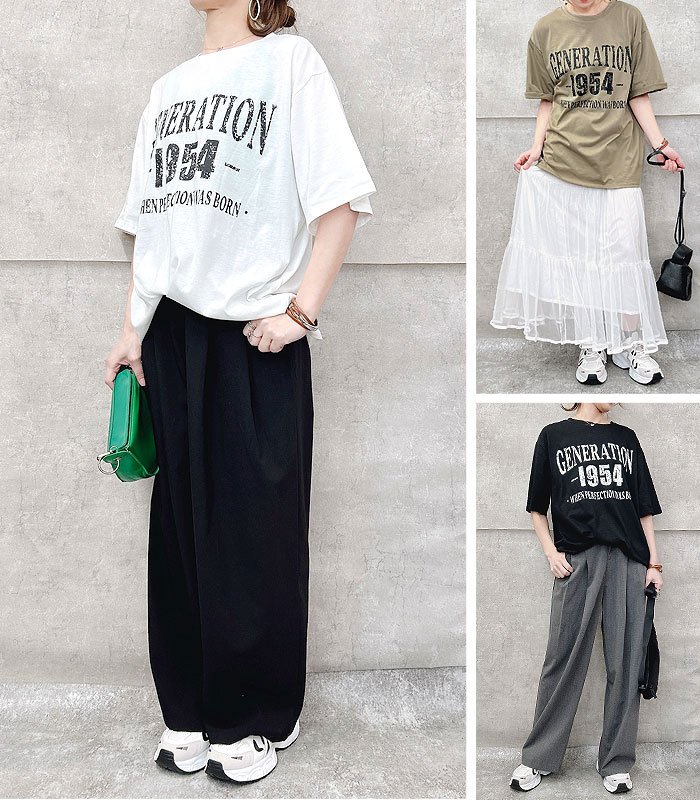 yuta 半袖Tシャツ 黒 白 2色セット uricca お盆セール！1点1190円 2点購入クーポンで☆ tシャツ