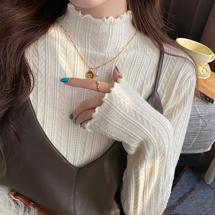 uricca ニット トップス セーター メロウ レディース 秋 冬 黒 uricca ニット トップス セーター メロウ レディース 秋 冬 黒