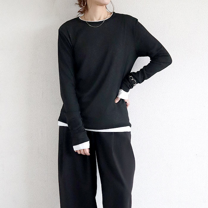 96H限定！969円 3点購クーポンで★ Tシャツ シアートップス レディース 春 夏 白 黒 おしゃれ シースルー 薄手 長袖 半袖 UV [郵1]^t1006+t1086^ バナー | uricca | 02