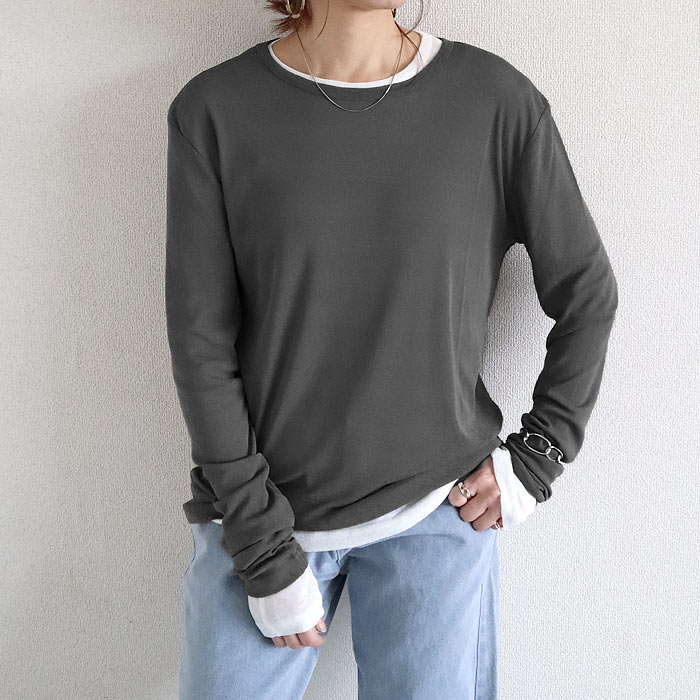 96H限定！969円 3点購クーポンで★ Tシャツ シアートップス レディース 春 夏 白 黒 おしゃれ シースルー 薄手 長袖 半袖 UV [郵1]^t1006+t1086^ バナー | uricca | 03