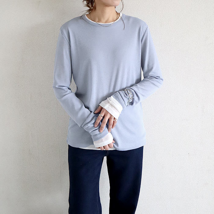96H限定！969円 3点購クーポンで★ Tシャツ シアートップス レディース 春 夏 白 黒 おしゃれ シースルー 薄手 長袖 半袖 UV [郵1]^t1006+t1086^ バナー | uricca | 07