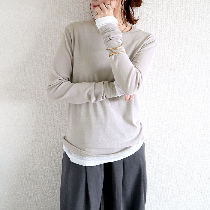 96H限定！969円 3点購クーポンで★ Tシャツ シアートップス レディース 春 夏 白 黒 おしゃれ シースルー 薄手 長袖 半袖 UV [郵1]^t1006+t1086^ バナー | uricca | 06