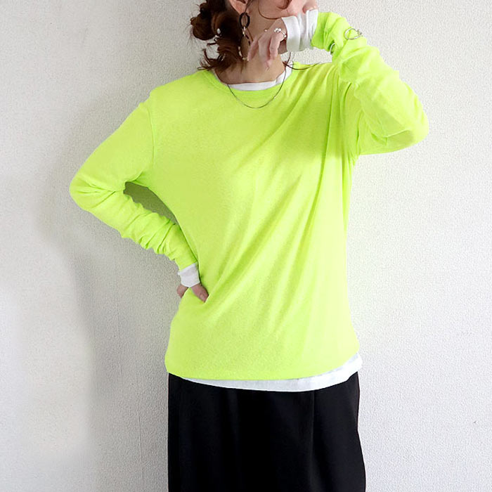 96H限定！969円 3点購クーポンで★ Tシャツ シアートップス レディース 春 夏 白 黒 おしゃれ シースルー 薄手 長袖 半袖 UV [郵1]^t1006+t1086^ バナー | uricca | 12
