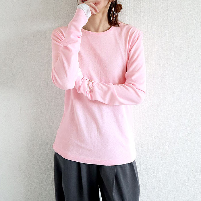 96H限定！969円 3点購クーポンで★ Tシャツ シアートップス レディース 春 夏 白 黒 おしゃれ シースルー 薄手 長袖 半袖 UV [郵1]^t1006+t1086^ バナー | uricca | 09