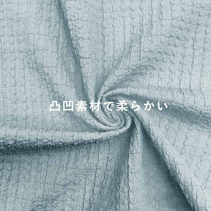 トップス レディース カットソー 春 夏 白 黒 おしゃれ 半袖 無地 ふわふわ シワ加工 クルーネック ゆったり[郵1.5]^t1109^ | uricca | 05