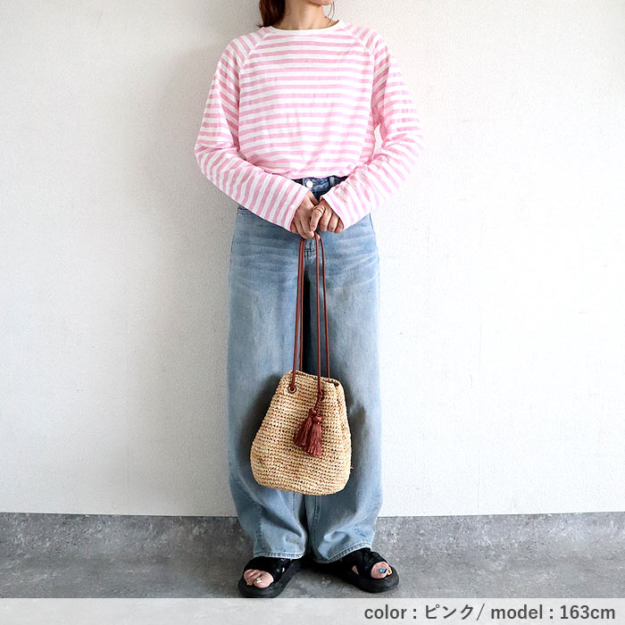 1743円 3点購入クーポンで！ シアー トップス レディース Tシャツ 長袖 シースルー ラグラン ロンT 春 秋 白 黒 おしゃれ ボーダー 30代 40代 [郵1]^t1118^ | uricca | 18