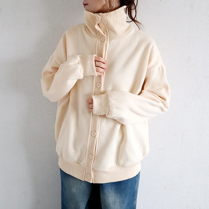 uricca（ウリッカ） カーディガン 裏起毛 レディース ブルゾン