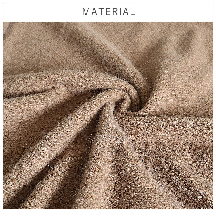 トップス レディース ニット セーター 秋 冬 白 黒 おしゃれ 長袖 無地 ハイネックニット タートルネック ゆったり 極暖 ^t1127^ | uricca | 17