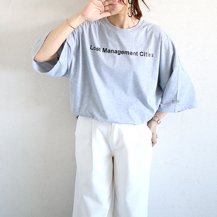 uricca（ウリッカ） Tシャツ レディース トップス 5分袖 半袖 春 夏 黒