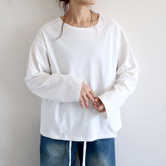 uricca（ウリッカ） ロンT tシャツ レディース トップス 長袖 秋 冬 黒