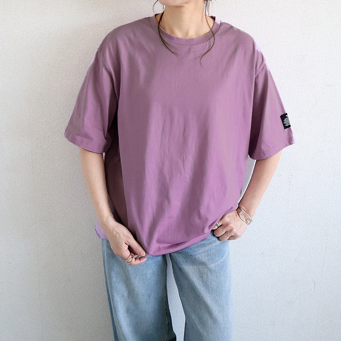 72H限定！1290円 2点購入クーポンで★ Tシャツ レディース トップス ロンT 半袖 春 夏 黒 白 おしゃれ 無地 ボーダー 柄 ステッチ [郵1.5]^t570^ | uricca | 11