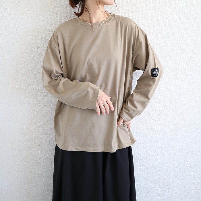 Tシャツ レディース トップス 長袖 秋 冬 黒 白 おしゃれ かわいい 30代 40代 50代 ボーダー 無地 [郵1.5]^t570^ | uricca | 14