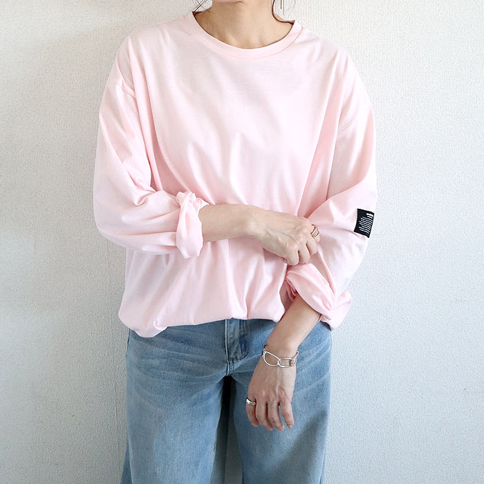 Tシャツ レディース トップス 長袖 秋 冬 黒 白 おしゃれ かわいい 30代 40代 50代 ボーダー 無地 [郵1.5]^t570^ | uricca | 18