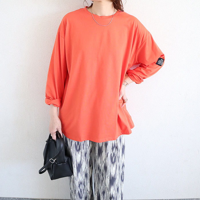 Tシャツ レディース トップス 長袖 秋 冬 黒 白 おしゃれ かわいい 30代 40代 50代 ボーダー 無地 [郵1.5]^t570^ | uricca | 17