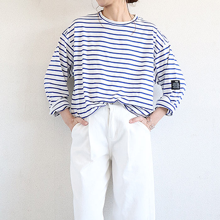 Tシャツ レディース トップス 長袖 秋 冬 黒 白 おしゃれ かわいい 30代 40代 50代 ボーダー 無地 [郵1.5]^t570^ | uricca | 25