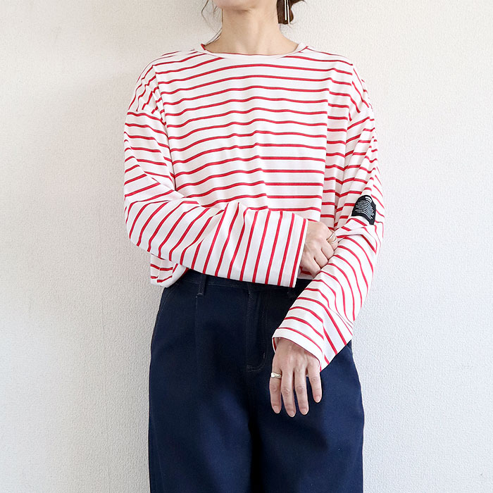 Tシャツ レディース トップス 長袖 秋 冬 黒 白 おしゃれ かわいい 30代 40代 50代 ボーダー 無地 [郵1.5]^t570^ | uricca | 26