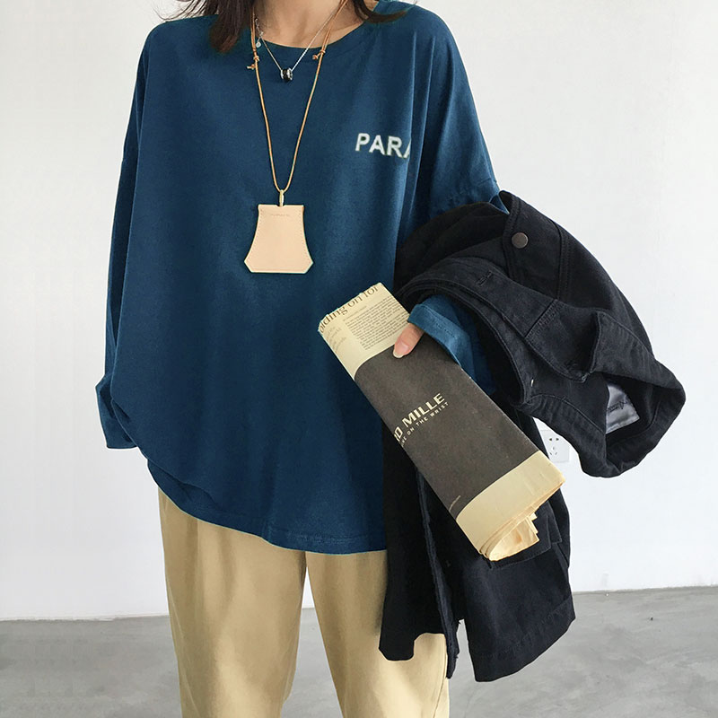 tシャツ レディース ロンT 長袖 春 黒 白 おしゃれ トップス カットソー ロゴ プリント [郵2]^t580^ | uricca | 05