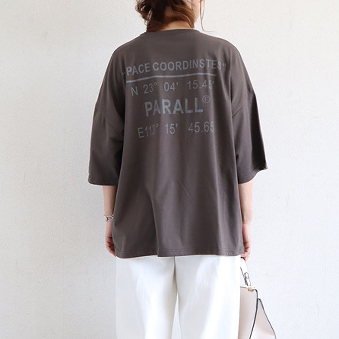 tシャツ トップス レディース 半袖 春 夏 黒 白 おしゃれ かわいい 30代 40代 50代 カットソー ロゴ プリント ^t580^ | uricca | 03