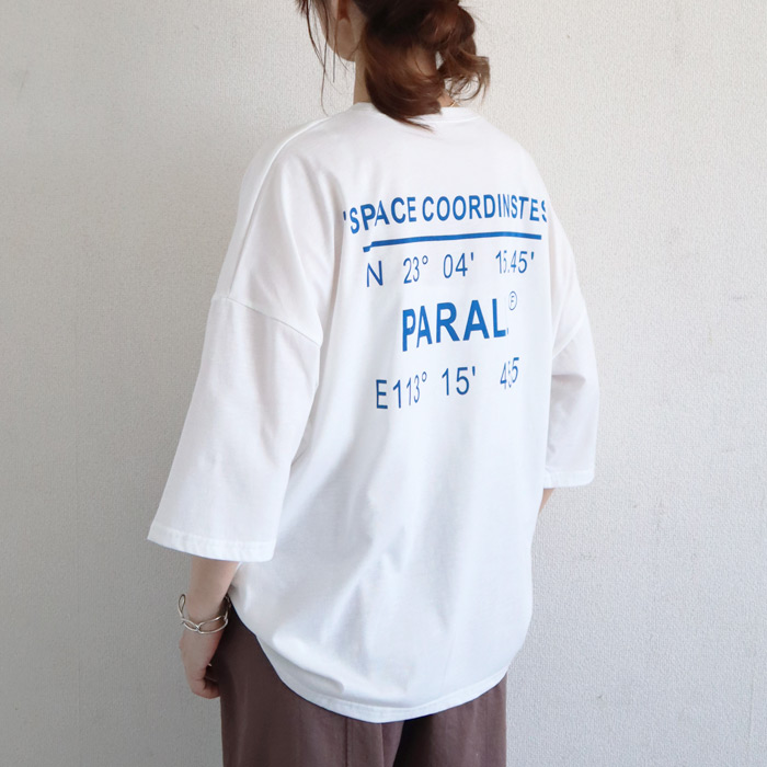 tシャツ トップス レディース 半袖 春 夏 黒 白 おしゃれ かわいい 30代 40代 50代 カットソー ロゴ プリント ^t580^ | uricca | 01