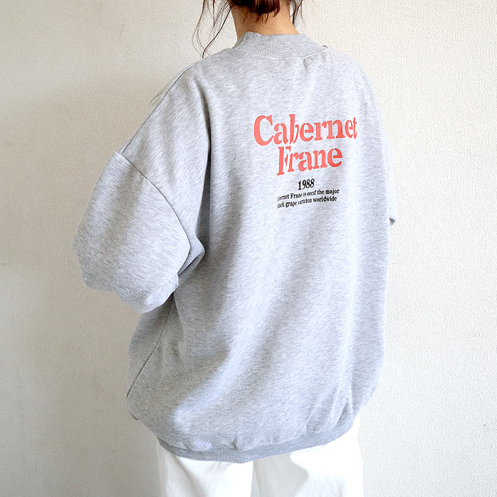 トレーナー トップス レディース 長袖 秋 冬 黒 白 おしゃれ かわいい 30代 40代 50代 スウェット ロゴ プリント 極暖 [郵3]^t598^ | uricca | 03