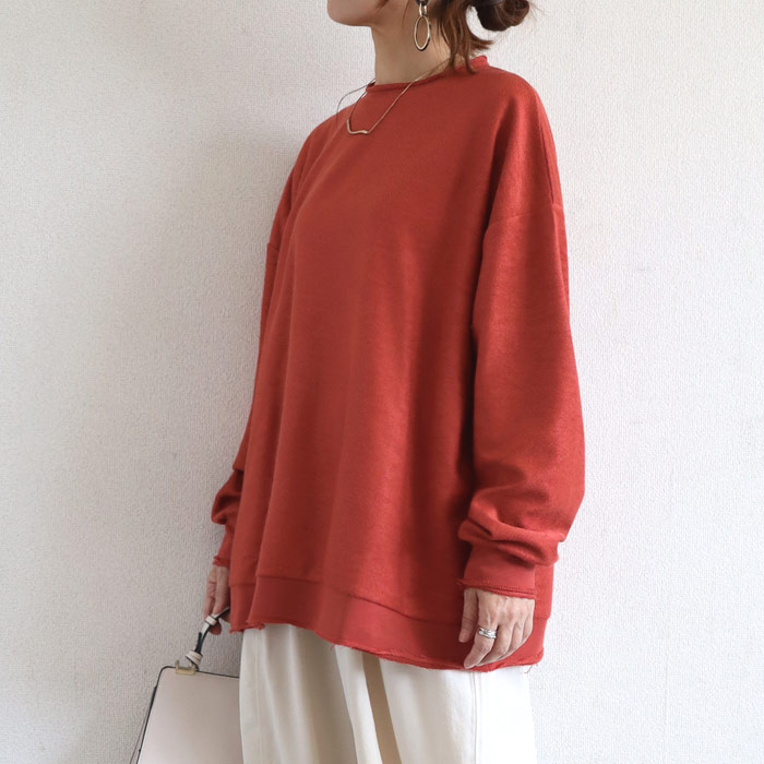 3321円 クーポンで！ トレーナー スウェット トップス レディース 長袖 春 秋 冬 黒 白 おしゃれ かわいい 30代 40代 50代 カットソー [郵3]^t776^ | uricca | 05