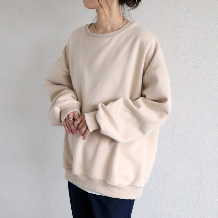 トレーナー スウェット トップス レディース 裏起毛 長袖 秋 冬 黒 白 おしゃれ かわいい 30代 40代 大きいサイズ 極暖 ^t908^ | uricca | 06