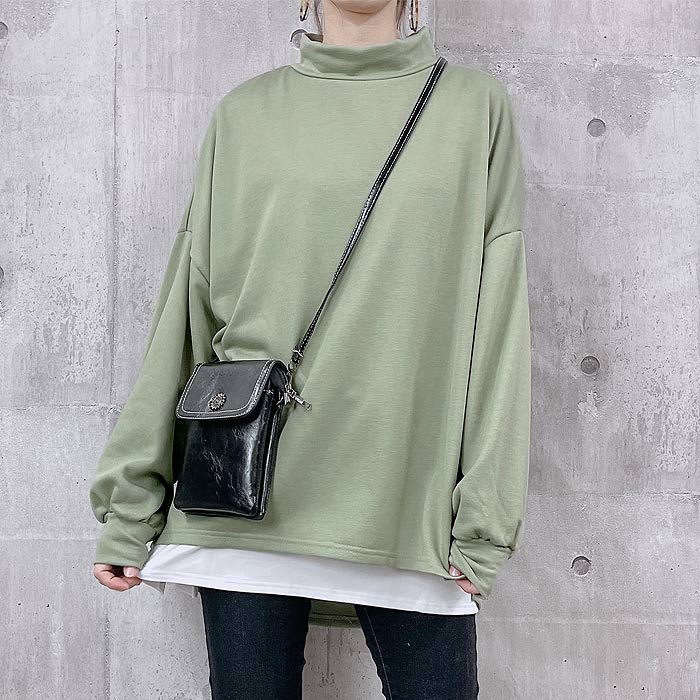 トレーナー スウェット トップス レディース 長袖 秋 冬 黒 白 おしゃれ かわいい 30代 40代 50代 重ね着 極暖 [郵3]^t956^ | uricca | 06